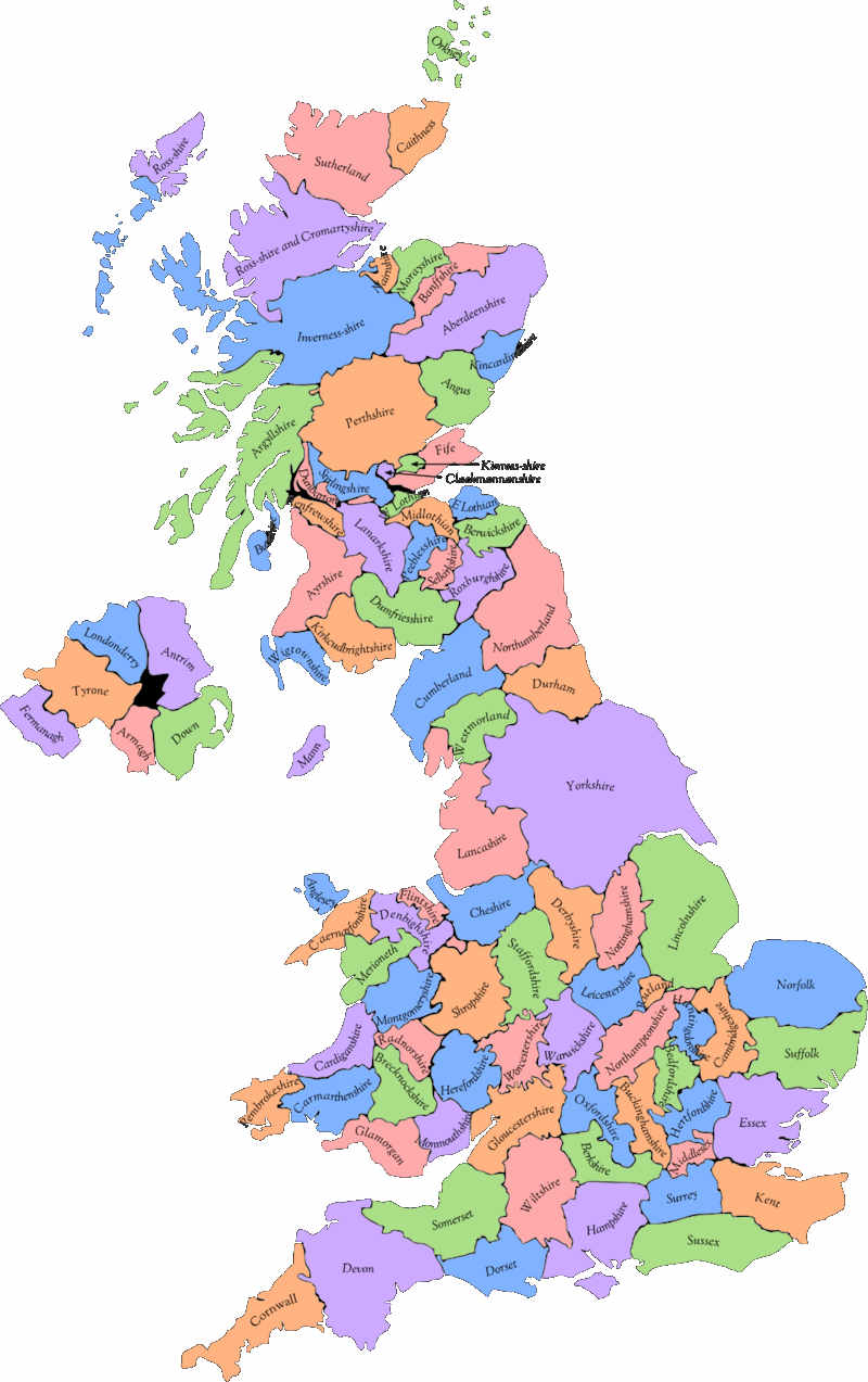 United Kingdom Counties