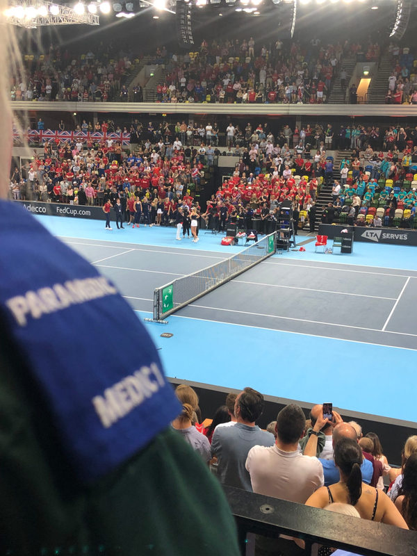 tennis paramedic